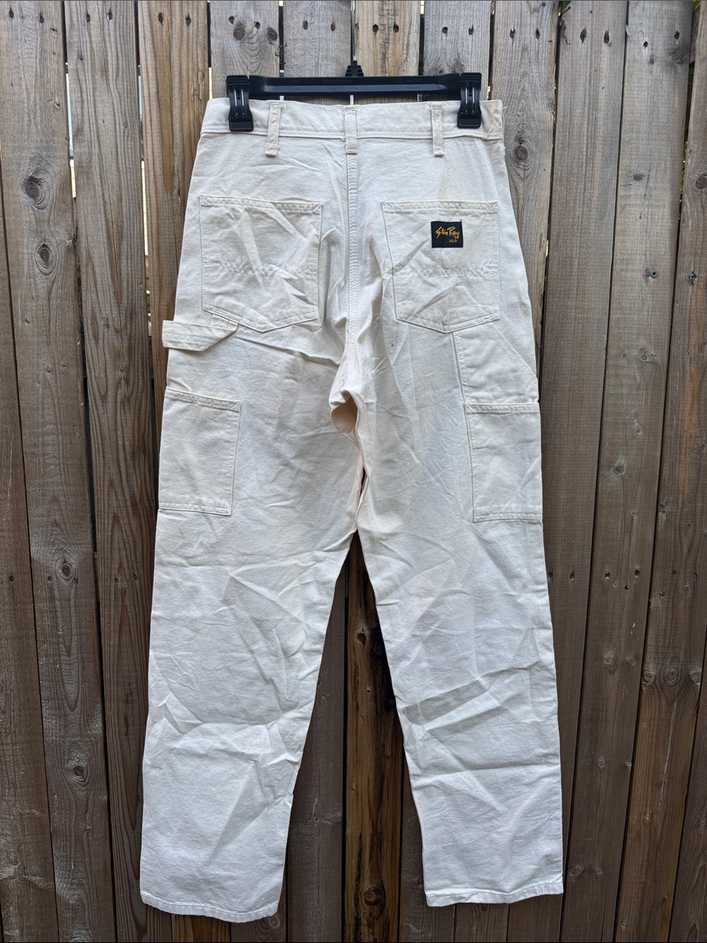 Stan Ray Cream Carpenter Cargo Pants
